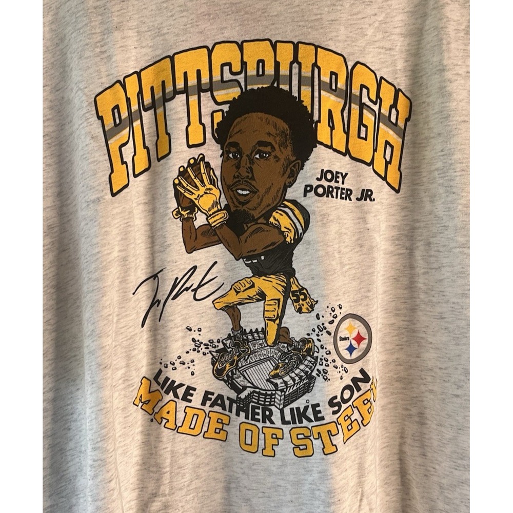 Pittsburgh Steelers Homage Joey Porter, Jr. Giant Eagle XL‎ Shirt NWT